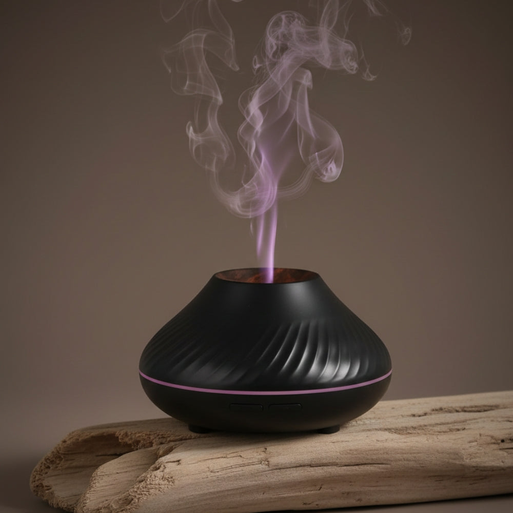 Volcanic Aroma Diffuser Lamp | Flame Effect Humidifier | Essential Oil Aromatherapy Light Kinscoter