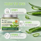Pure Aloe Vera  Silk Exfoliant Smooth, moisturize & refresh face & body