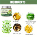 Pure Aloe Vera  Silk Exfoliant Smooth, moisturize & refresh face & body