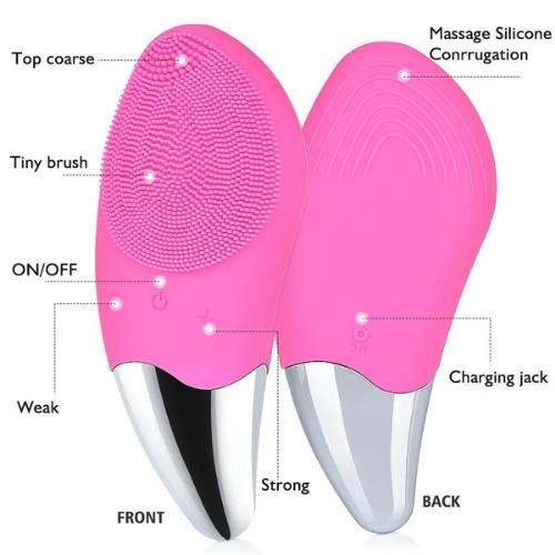 Electric Facial Cleansing Brush Massager