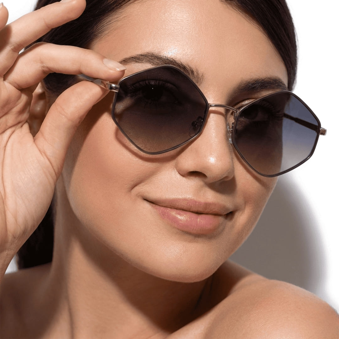 HexaLuxe™ Vintage Polygon Sunglasses (UV400) Seventpeople