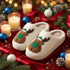 Sweethearts Cozy Pair  Xmas Slippers Smalchanco