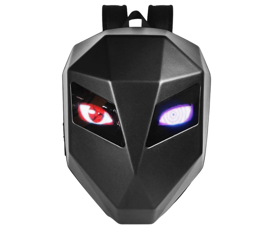 LED Display Motorcycle Hard Shell Backpack SMCH