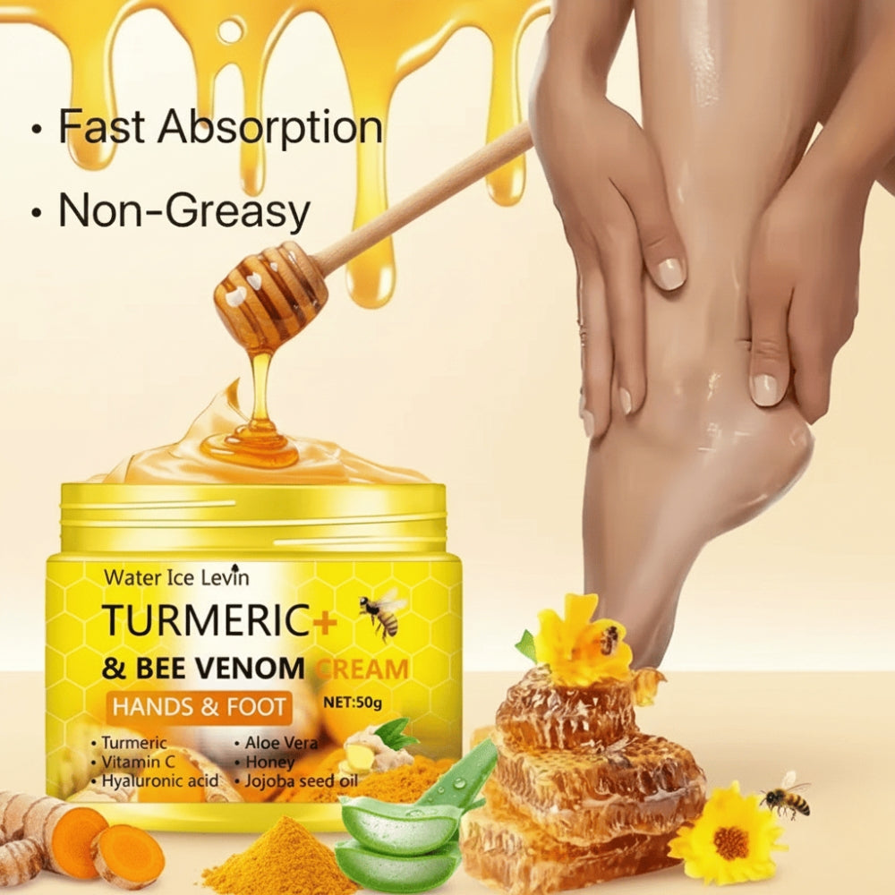 Turmeric Bee Venom Crack Repair Cream Smalchanco