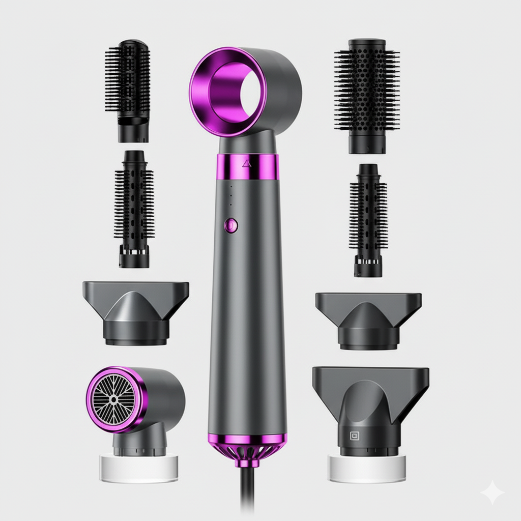 Velvé Hair - 5 in 1 Ionic Blow Dryer