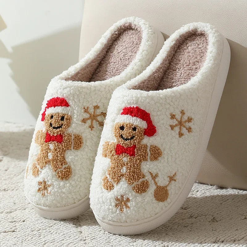 Sweethearts Cozy Pair  Xmas Slippers Smalchanco