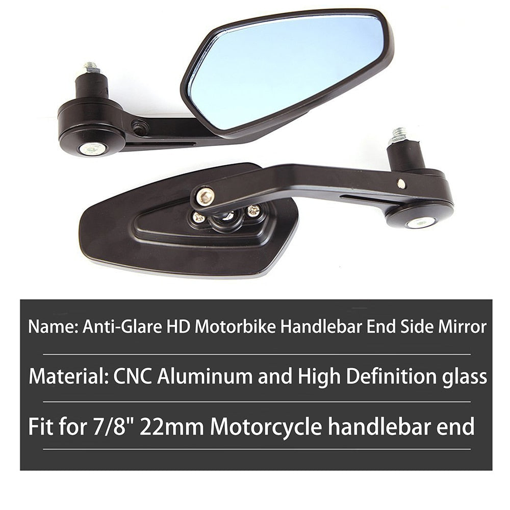 Motorcycle 360 ° Rear View Side Mirrors SmalchanCo