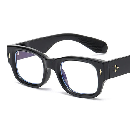 New Luxury Square Transparent Men Glasses