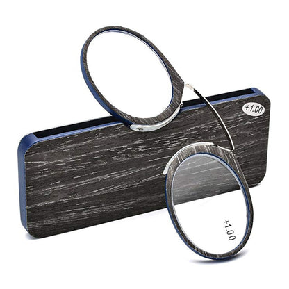 Rimless Portable Nose Clip Reading Glasses