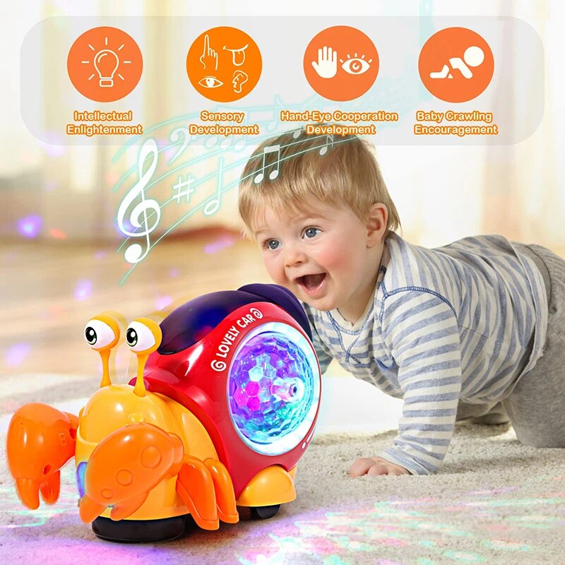 Crawling Crab / Snail Infant Educational Toys