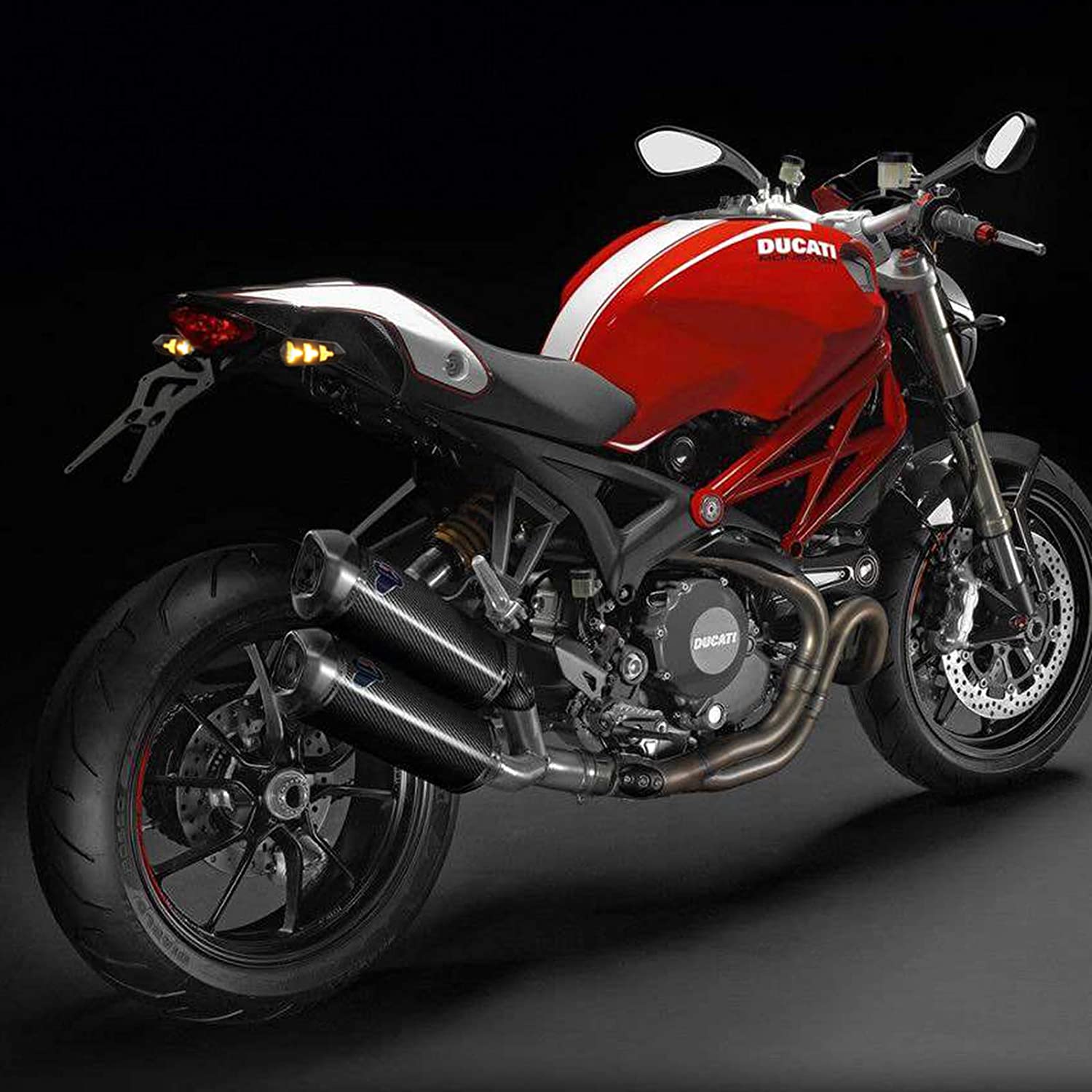 2023 Motorcycle LED Turn Fishbone Running Signals SMCH