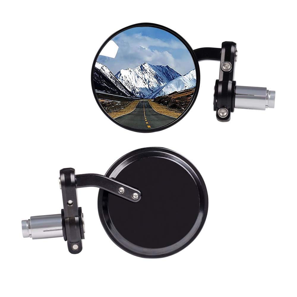 Universal Motorcycle Rear View Handle Bar Mirrors SmalchanCo