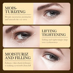 Eye area treatment with moisturizing, lifting, tightening, and moisturizing and filling effects.