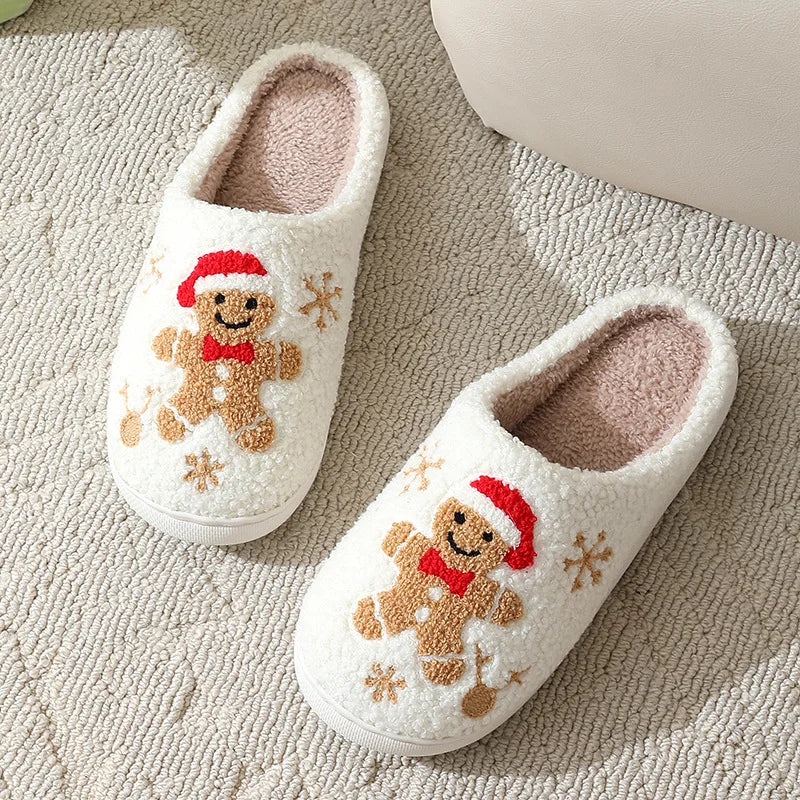 Sweethearts Cozy Pair  Xmas Slippers Smalchanco