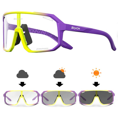 Photochromic UV400 Cycling Sunglasses