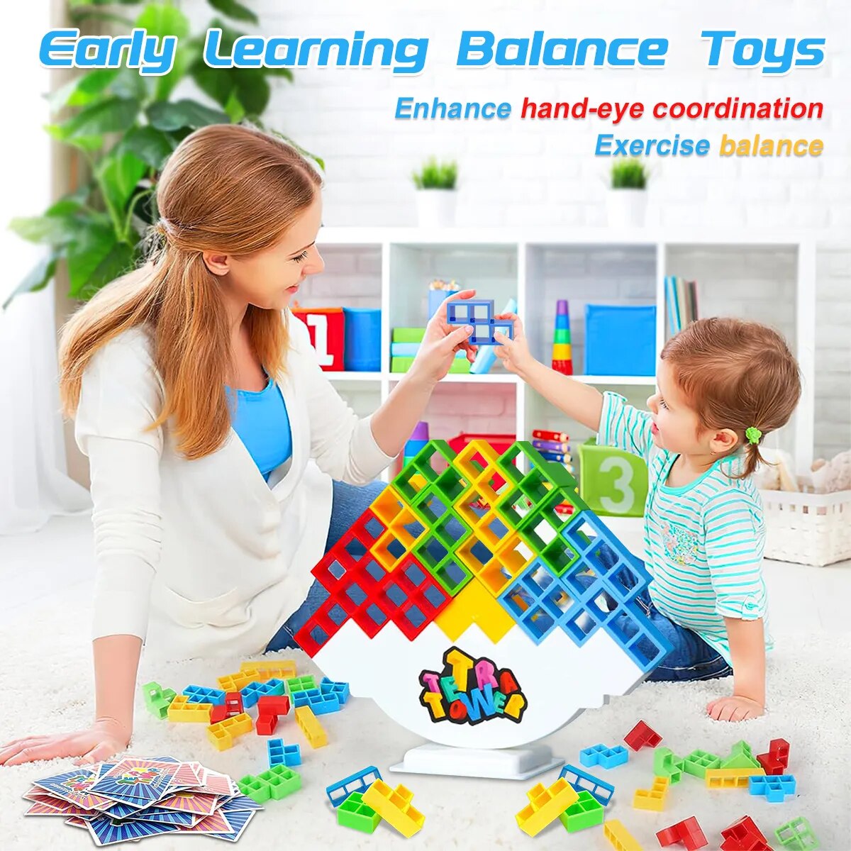 Tetris Stacking Blocks Balance Puzzle