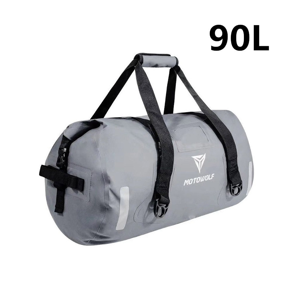 MOTOWOLF - Motorcycle Waterproof Tail Bag - 40/66/80/90L MOTOWOLF