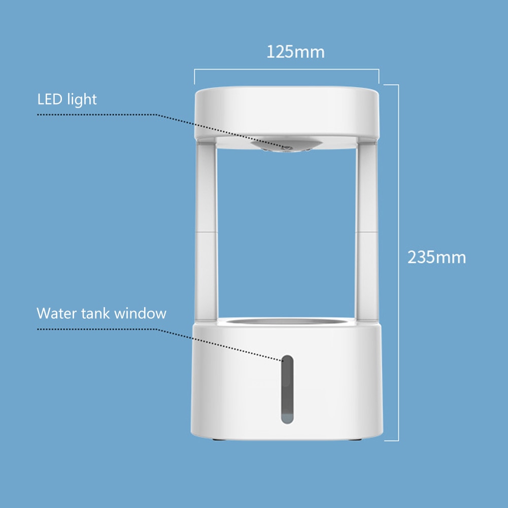 Anti-Gravity Water Drop Humidifier