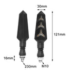 2023 Motorcycle LED Turn Fishbone Running Signals SMCH