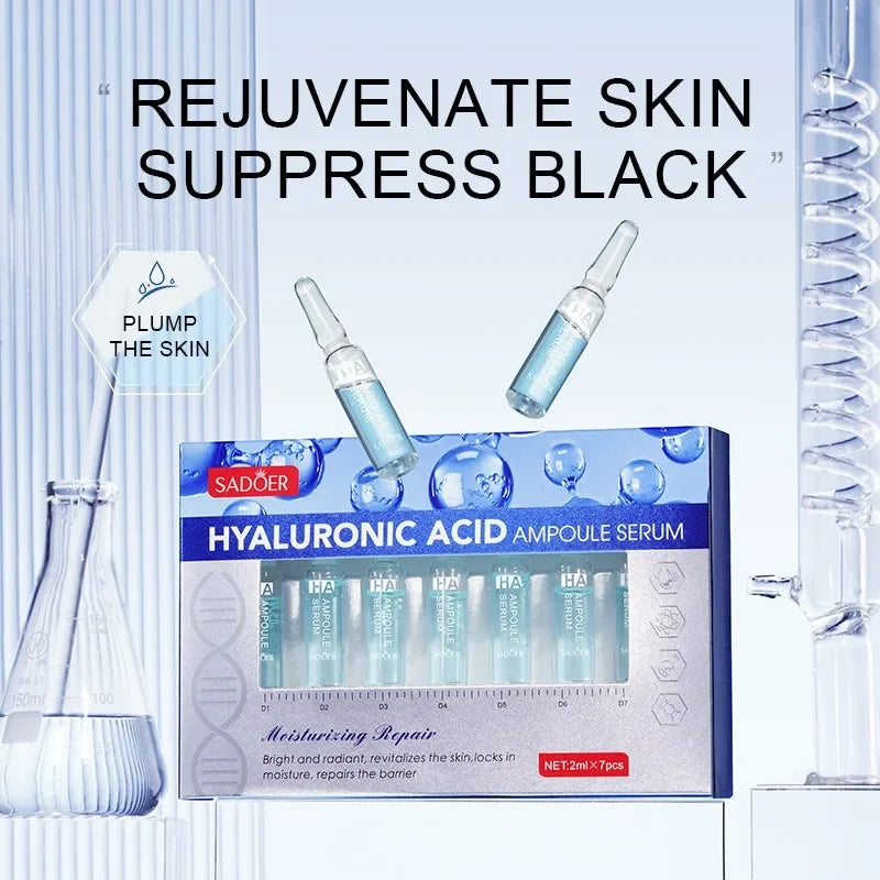 Vitamin C Face Whitening Serum Dark Spots Freckles Removal Hyaluronic Pore Minimizer Anti Aging Wrinkle Remove Golder Essence Smalchanco