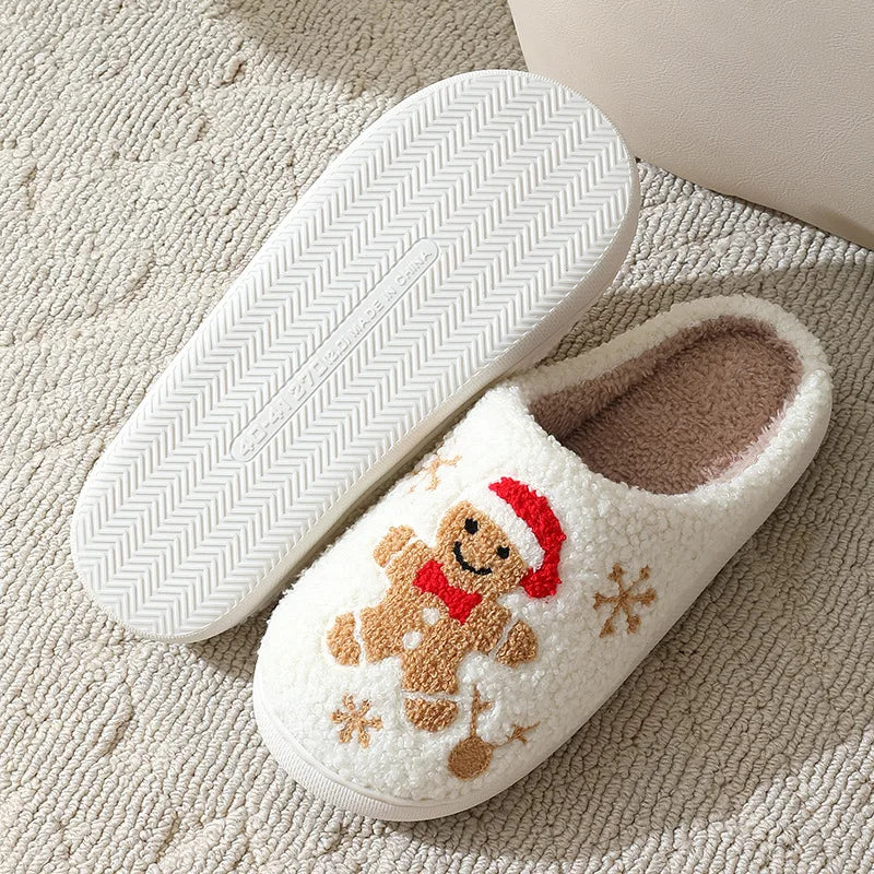 Sweethearts Cozy Pair  Xmas Slippers Smalchanco