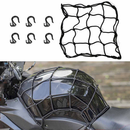 Motorcycle 6 Hooks Luggage Net