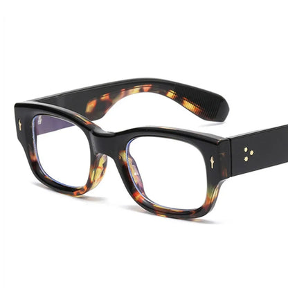 New Luxury Square Transparent Men Glasses