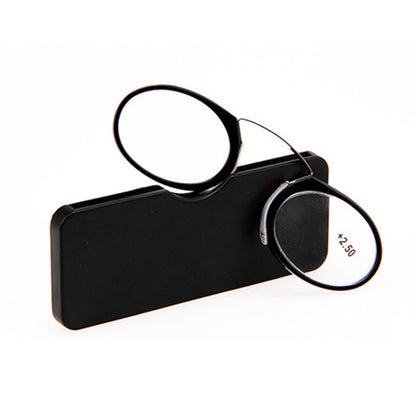 Rimless Portable Nose Clip Reading Glasses