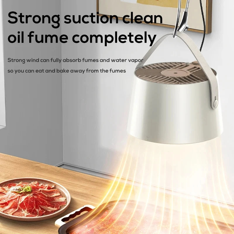 AromaShield™ – Silent Smoke Extractor for Small Spaces