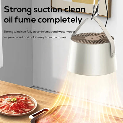 AromaShield™ – Silent Smoke Extractor for Small Spaces