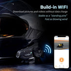 Dash Cam HD Intercom Motorcycle Helmet Headset R1 Pro Freedconn