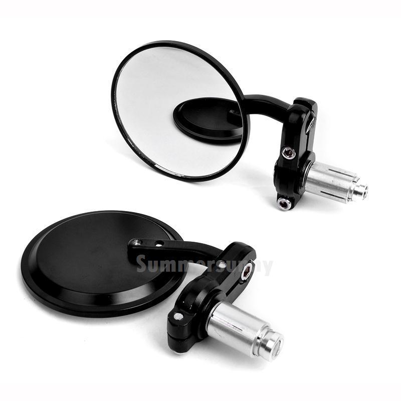 Universal Motorcycle Rear View Handle Bar Mirrors SmalchanCo