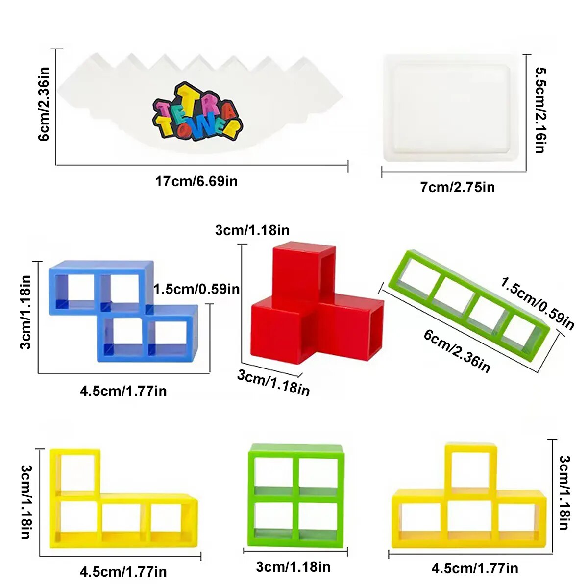 Tetris Stacking Blocks Balance Puzzle