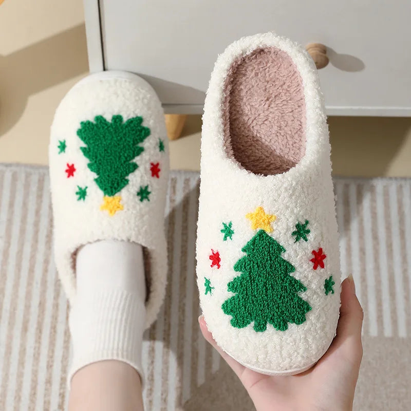 Sweethearts Cozy Pair  Xmas Slippers Smalchanco