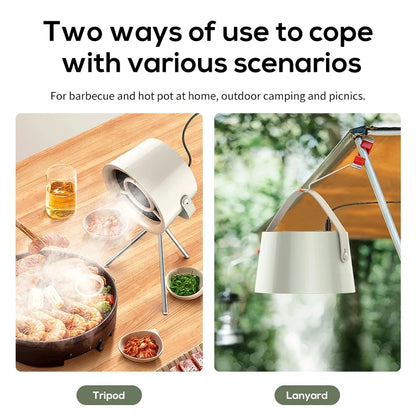 AromaShield™ – Silent Smoke Extractor for Small Spaces