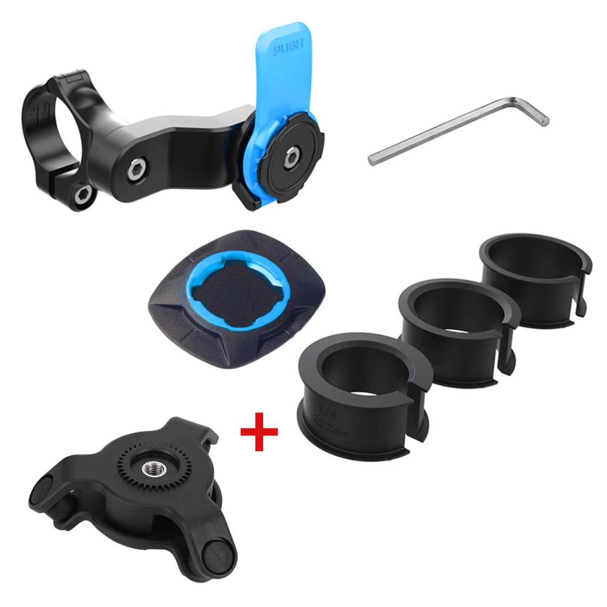 Motorcycle and Bike Quad Phone Holder SmalchanCo