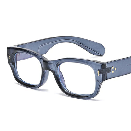 New Luxury Square Transparent Men Glasses