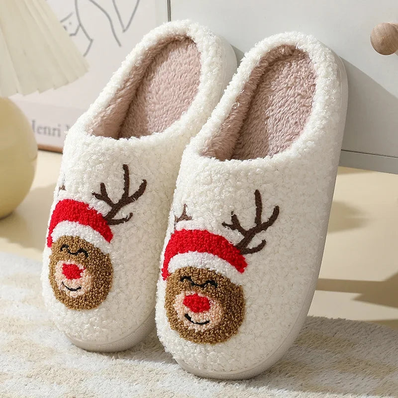 Sweethearts Cozy Pair  Xmas Slippers Smalchanco