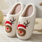 Sweethearts Cozy Pair  Xmas Slippers Smalchanco