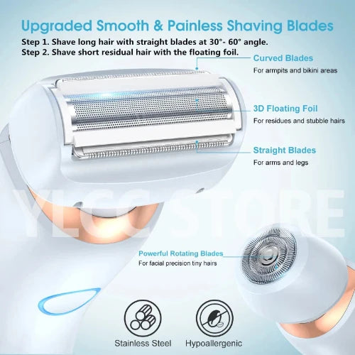 Electric Bikini Trimmer and  Hair Removal for Women 2 In 1