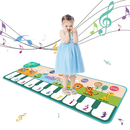 Musical Piano Mat for Kids with 8 Animal Sounds