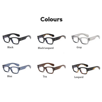 New Luxury Square Transparent Men Glasses