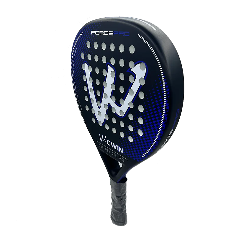 Cwin Paddle Racket Carbon Fiber Soft EVA Face for Adult Prefessional Training Tennis Paddle Racquet with Padel Shovel Protector Smalchanco