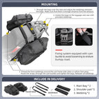 Motorcycle Large Capacity 100% Waterproof Saddle Bag - Smalchanco