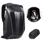Carbon Fiber Hard Shell  Expandable Motorcycle Helmet Waterproof Backpack MJMOTO