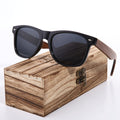 NATURAL BLACK WALNUT wooden frame sunglasses BARCUR DESIGN
