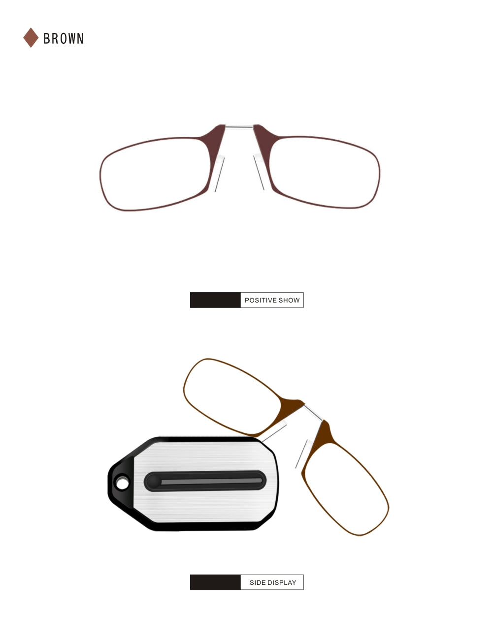 Keychain Case Portable Reading Eyeglasses