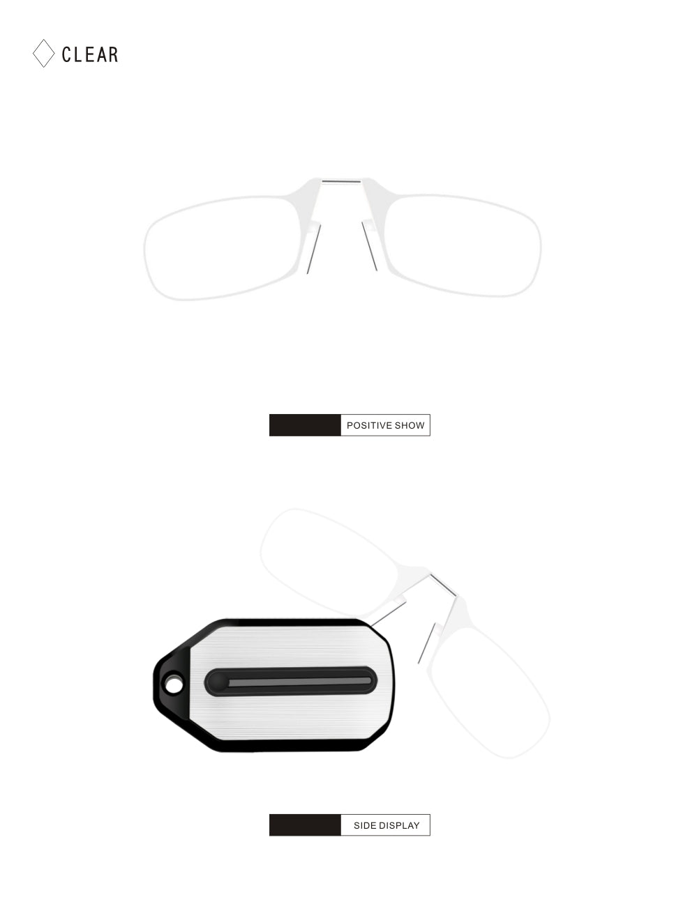 Keychain Case Portable Reading Eyeglasses