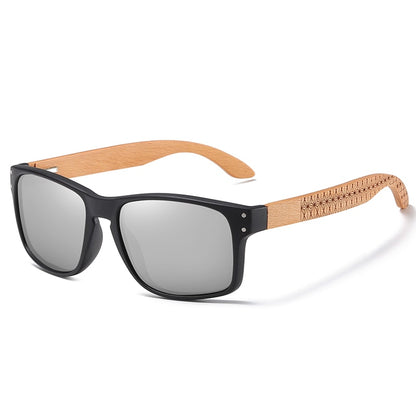 BEACH DESIGN Wooden Frame Sunglasses