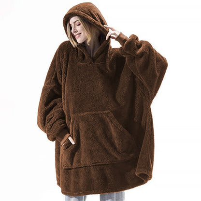 Hoodie Blanket with sleeves